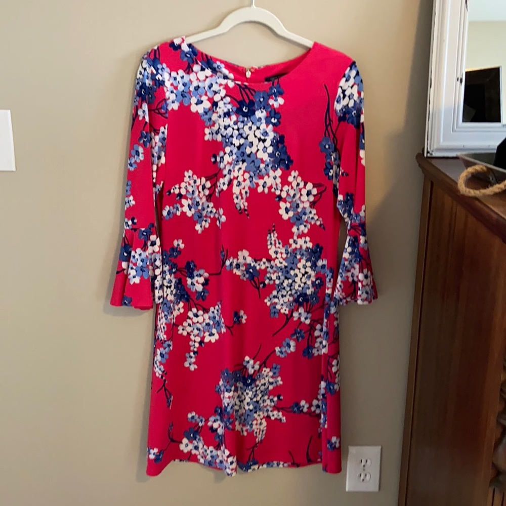 Pink Tommy Hilfiger 3/4 sleeve dress